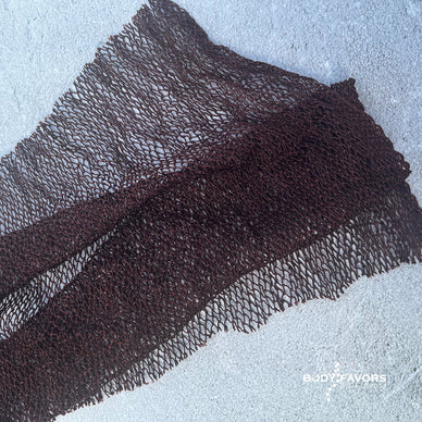 Dark Brown Exfoliating Bath Net